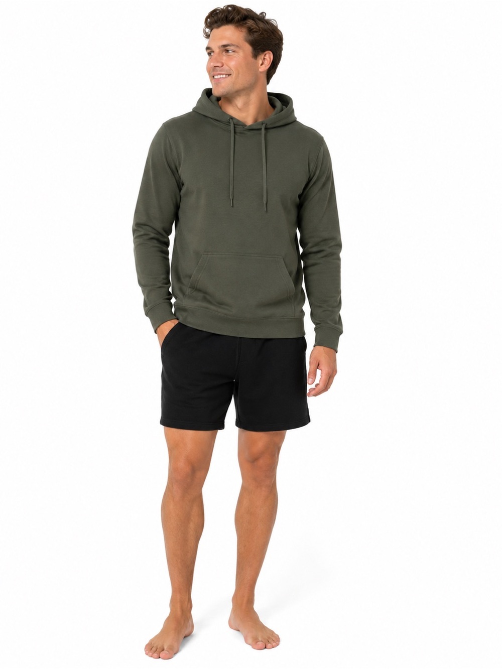 Lululemon Size Medium Men's Olive Green Hoodie Sweatshirt